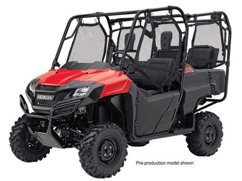 Honda pioneer 4 seater - The Pioneer 700-4, Honda's versatile 4-seater UTV for rugged-terrain adventures. Power, comfort, and advanced features await. Explore here ... Some hunters and outdoorsmen are going to go straight for the Pioneer 700-4 Forest in Honda Phantom Camo®. The Pioneer 700-4 Deluxe comes in Avenger Red, along with Krypton Green, while the Pioneer 700 ...